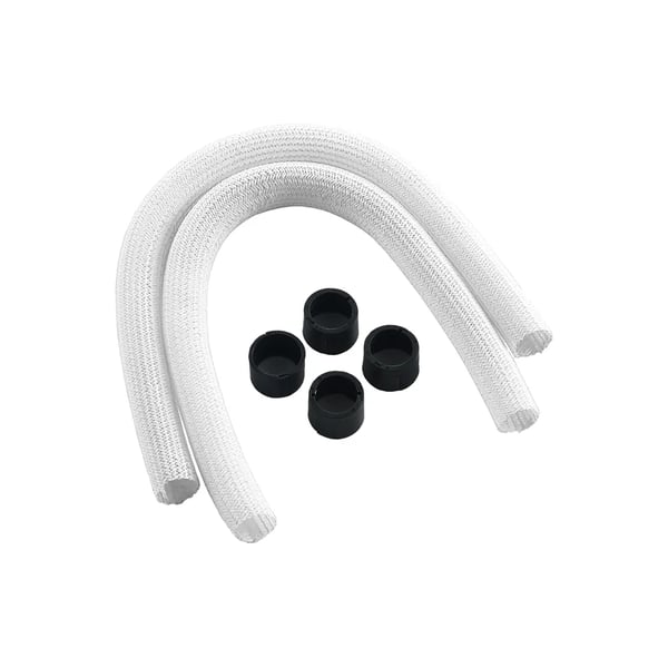 CableMod AIO Sleeving Kit - Rørmuffesett for væskekjølesystem - hvit - for CORSAIR Hydro Series H100i, H100i v2, H110i, H80i v2