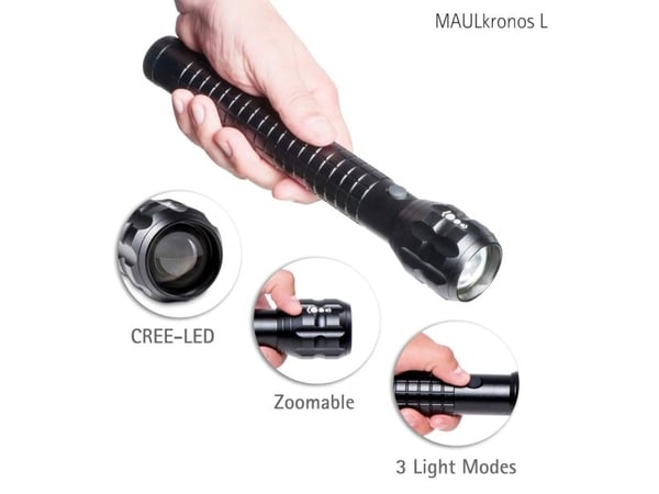 Maul-ficklampa MAULkronos L LED, 500 lumen, Cree, stänksäker (8182190)
