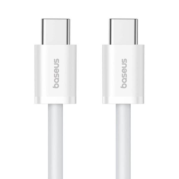 Baseus Superior, 1 m, USB C, USB C, USB 2.0, 480 Gbit/s, Hvit