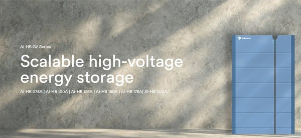 AI-HB_2.56LG-Unit G2 (HB051050A) // Solplanet høyspennings batterimodul 2.56 kWh, spenning 51.2 V, HBM00510025-04-03-100P