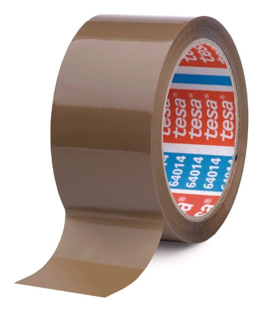 Tesapack 64014 - Pakketape - 50 mm x 66 m - polypropylen - havana