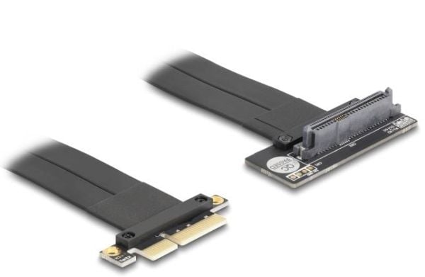 Delock riser-kort PCI Express 3.0 x4 hane till U.2 SFF-8639 SSD-kortplats 90° vinklad med kabel 30 cm