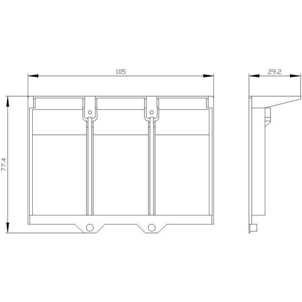 Siemens 3VA9221-0WJ30, 40 g, 110 mm, 150 mm, 20 mm