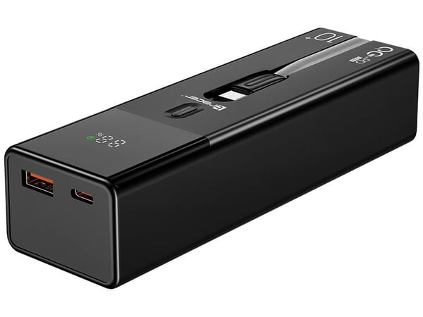 Tracer Quant, 10000 mAh, Litiumioni (Li-Ion), Power Delivery, Quick Charge 3.0, 100 W, musta