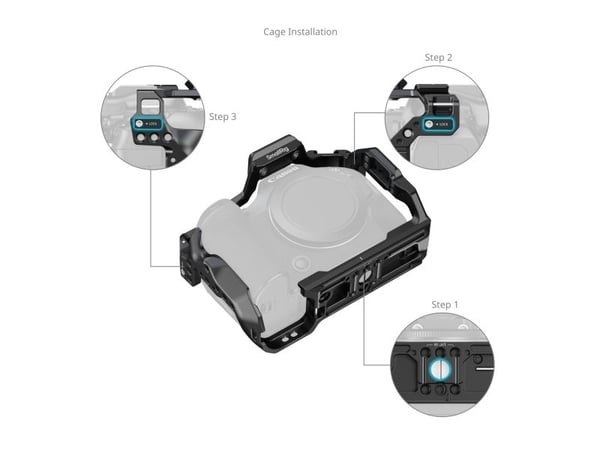 SmallRig 5954, 156,5 mm, 64 mm, 116,5 mm, 187 g, 180 mm, 138 mm