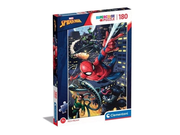 Clementoni Puslespil Marvel Spider-Man, Super, 180 brikker