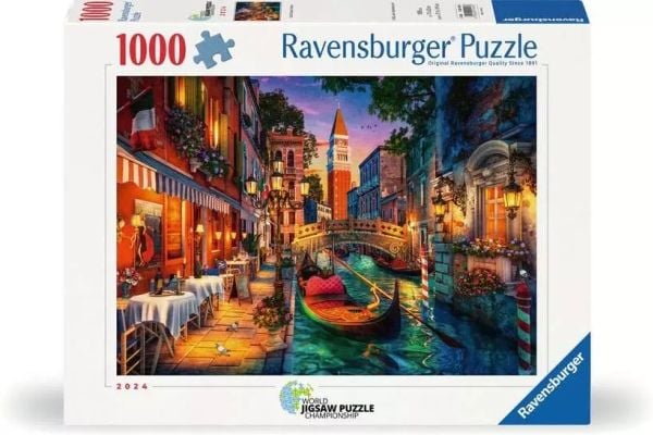 Ravensburger Puzzle 12001439 - Canal Cruise in Venice - 1000 palan palapeli aikuisille ja yli 14-vuotiaille lapsille