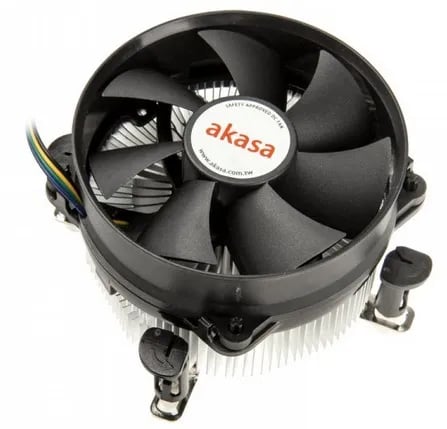Akasa AK 959CU - Processorkylare - (för: LGA775, LGA1156, LGA1155) - aluminium med kopparbas - 92 mm