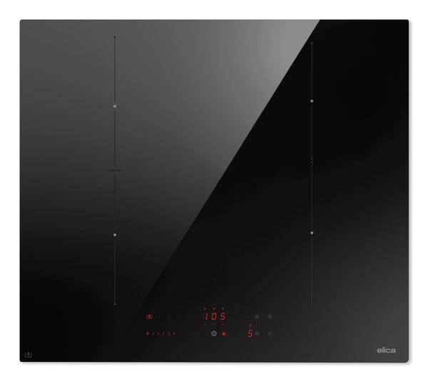 Elica Ratio Connex 604 Plus induktionshäll 60 cm 4 zoner, inbyggd, svart