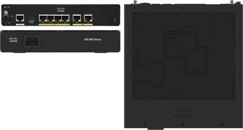 Cisco Integrated Services Router 921 - Reititin 4-porttinen kytkin - 1GbE - WAN-portti: 2