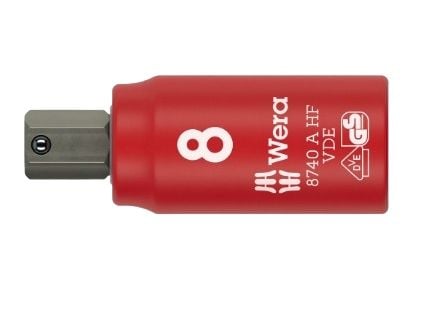 Wera 05005904001, 1 kpl, Kuusikolmio, 1/4", 8 mm, 30 g