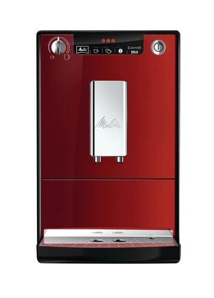 Melitta CAFFEO SOLO, Espressomaskin, 1,2 l, Kaffe bønner, Innebygd kaffekvern, 1400 W, Rød