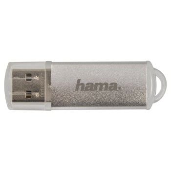 Hama Laeta FlashPen, USB 2.0, 128GB, 128 GB, USB A-tyyppi, 2.0, 10 MB/s, Suojus, Hopea