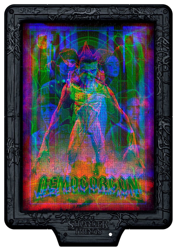 Clementoni Puslespil Stranger Things - Demogorgon - Metamorphic art collection 520 brikker