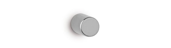MAUL neodym platemagnet, 5 mm, holdekraft: 1,1 kg, sølv diameter: 5 mm / høyde: 5 mm, høy holdekraft - 1 stk (6180696)