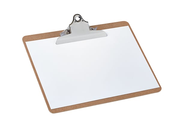 MAUL utklippstavle MAULklassisk, hardboard tre, DIN A4 landskap, nostalgisk klips på langsiden, stålklemme, - 1 stk (2392670)