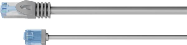 Goobay 74223, 2 m, Cat6a, U/UTP (UTP), RJ-45, RJ-45, Grå