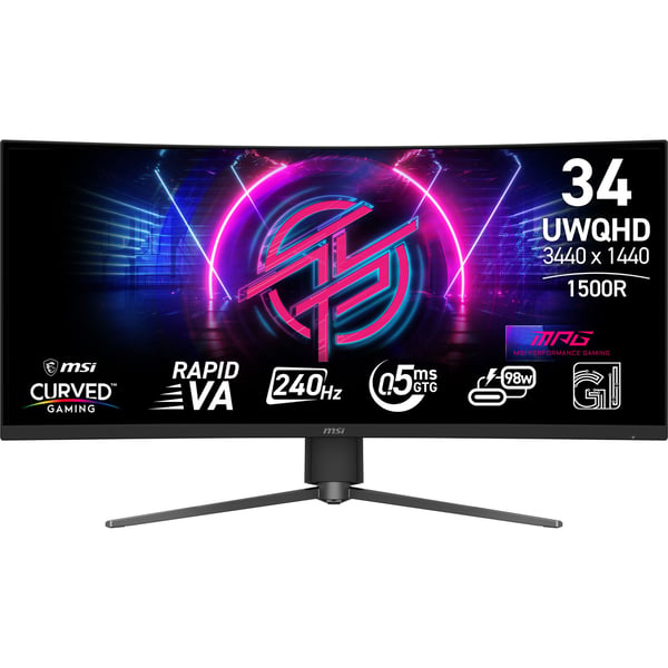 MSI MPG 346CQRF X24 -näyttö 34" UWQHD 240 Hz VA