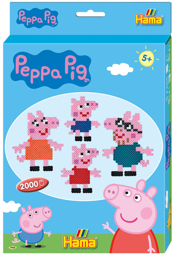 Hama Beads Peppa Pig, Lasten helmisetti, 5 vuosi/vuosia, Monivärinen