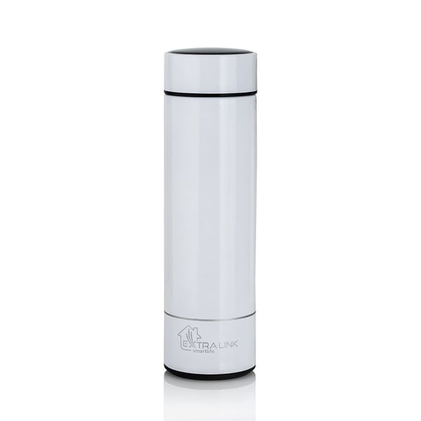 Extralink Smart Travel Mug White | Lämpömuki | LED-näytöllä varustettuna