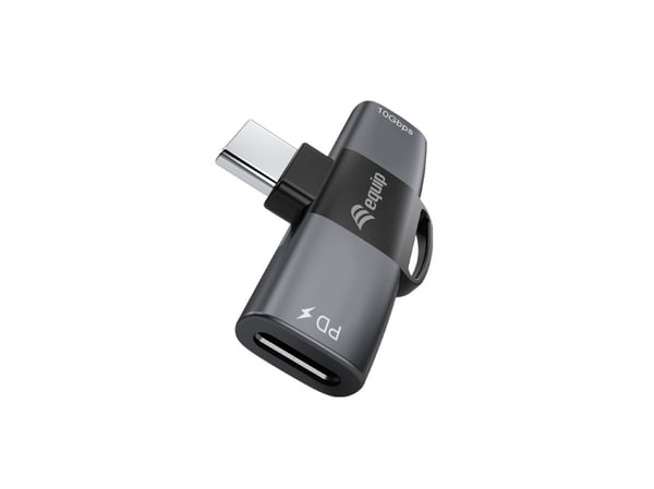 Equip 133479 USB-C-adapter 2x USB-C 10 Gbps PD 100 W, grå