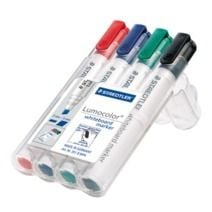 Valkotaulumerkit Staedtler Lumocolor skrå spids 2-5 mm ass. farver- (etui a 4 stk.)