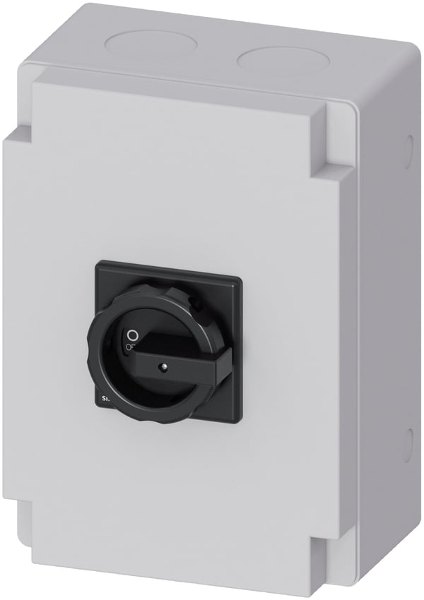 Lastdelingskontakt sort 3-polet 50 mm² 125 A 1 x sluttekontakt, 1 x brytekontakt 690 V/AC Siemens 3LD28661GP51