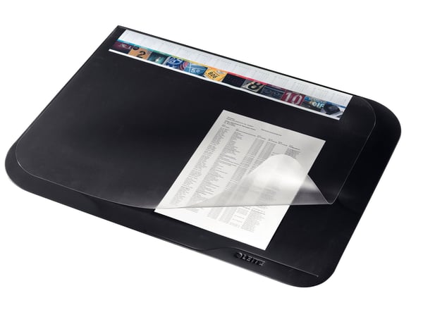 Skriveunderlag med transparent dækplade Leitz Plus 50x65 cm PVC