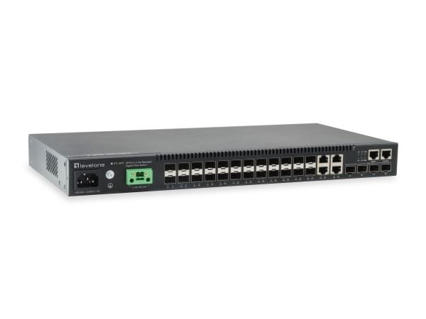 LevelOne GTL-2872, Håndtert, L3, Full tosidig, Rack-montering