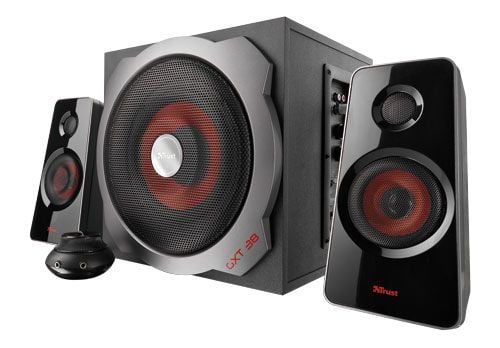 Trust GXT 38, 2.1 kanavaa, 60 W, PC, Musta, AC, 430 mm