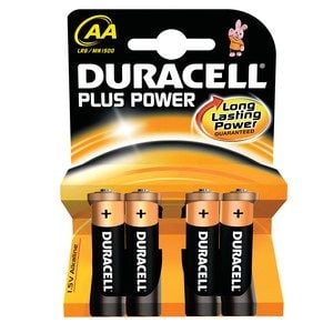 Duracell Plus Power MN1500 - Batteri 4 x AA-type - Alkalisk
