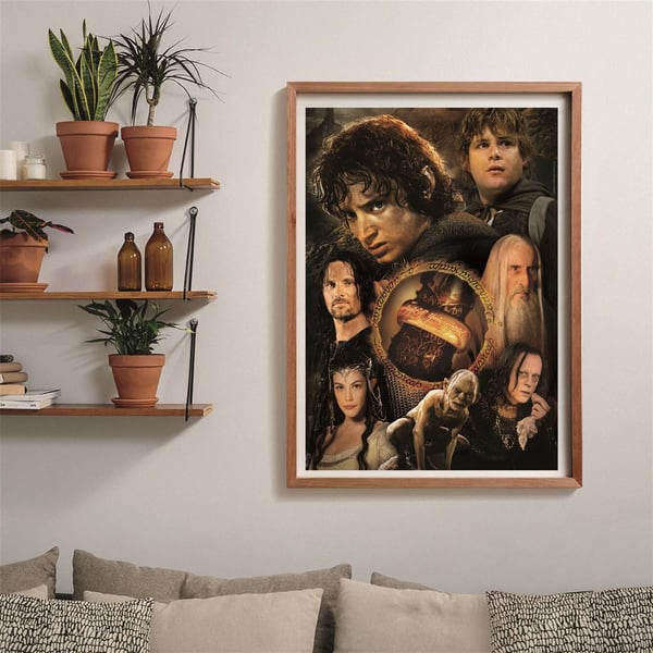 Clementoni Puslespil The lord of the rings, 1000 brikker
