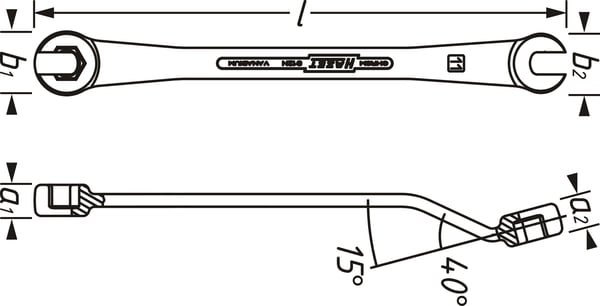 HAZET 612N-11, 1 stykker
