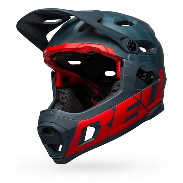 Bell Helmets Super DH Spherical, Heldekkende hjelm, Innformet, Hjelmvisir, Matt