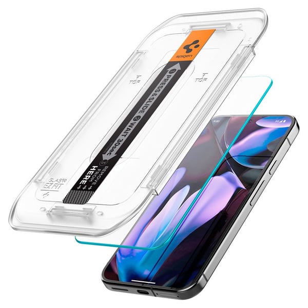 Spigen GLAS.tR EZ Fit - Skjermbeskyttelse for mobiltelefon - for Google Pixel 9, 9 Pro