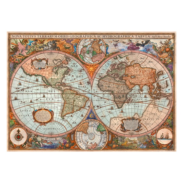 Schmidt Spiele Ancient World Map, 3000 stykker, Kart, 12 år