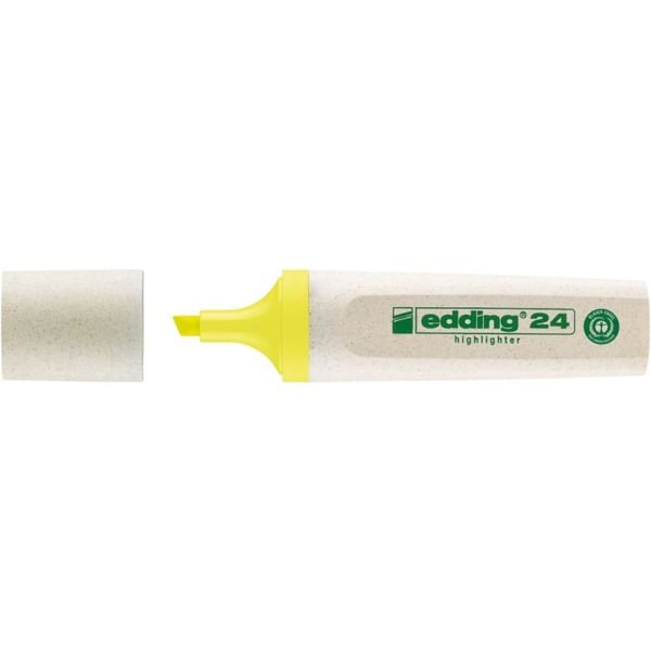 edding EcoLine 24 - Markeringspenn - gul - vannbasert blekk - 2-5 mm