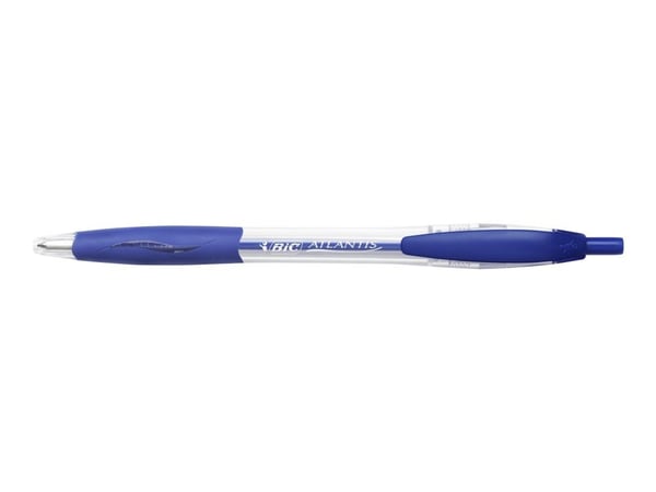 BIC ATLANTIS - Kulepenn - blå - 1 mm - medium - retraktil (en pakke 12)