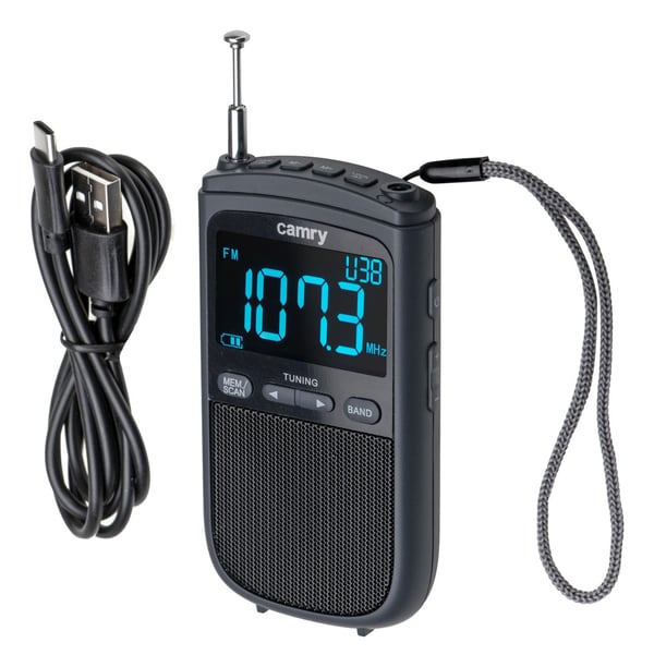 Camry Premium CR 1905 miniradio AM/FM USB Type-C