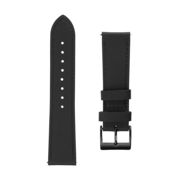 FIXED - KlocKräm för smart klocka - 20 mm bred - 165 - 215 mm - svart - för Garmin Approach S40, S42; Forerunner 645; Samsung Galaxy Watch 3, Watch...