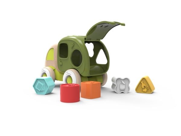 Chicco Eco+ 8058664151950, Återvunnen plast, Trä, Multifärg