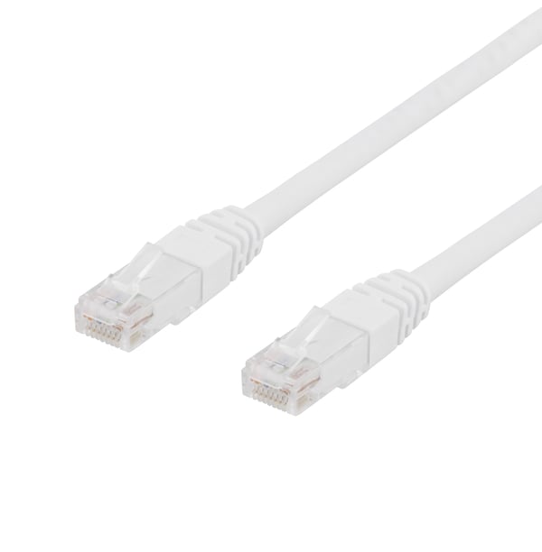 DELTACO - Koblingskabel - RJ-45 (hann) til RJ-45 (hann) - 3 m - UTP - CAT 6 - hvit