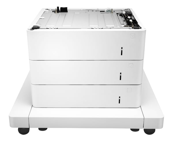 HP Paper Feeder with Cabinet - Skriversokkel med mediemater - 1650 ark inn 3 skuff(er) - for LaserJet Enterprise MFP M634; LaserJet Enterprise Flow...