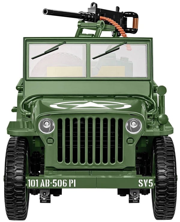 COBI Willys MB & Trailer rakennussarja, 1580 osaa, Executive Edition, 10+