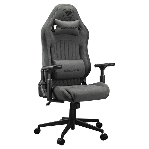 COUGAR CGR-EPF-ROG, Universal gaming-stol, 120 kg, Svart/grått, Svart, Grå, Stoff