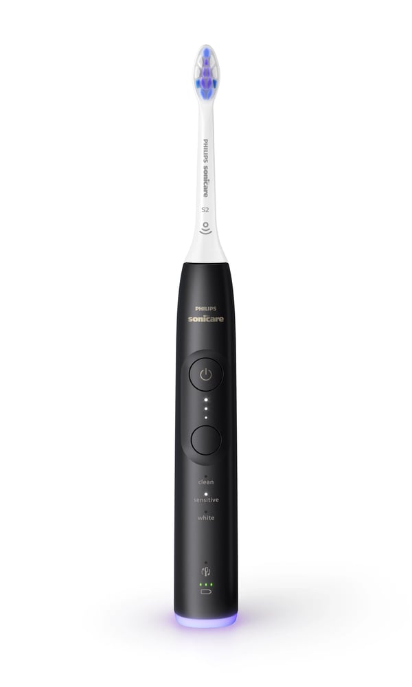 Philips Sonicare 6500 HX7411/02 elektrisk tannbørste, sensitiv, svart