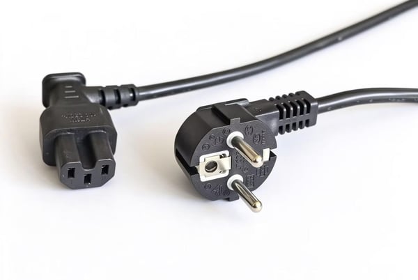 Microconnect MC-JT008/HT3W-H05VV-F-1.5, 1,5 m, Virtapistoke tyyppi E+F, C15 liitin, 250 V, 10 A