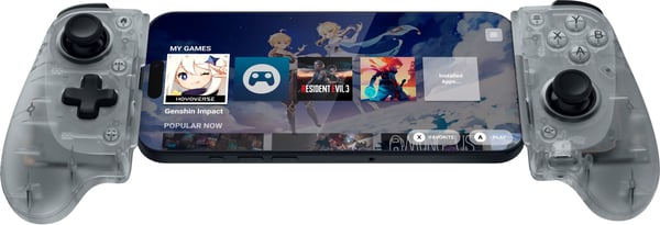 Razer Kishi V3 - Phantom White Edition - spelkontroll - 13 knappar - kabelansluten - för Android, iOS, PC