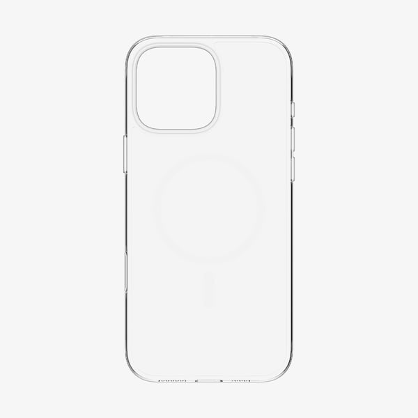 Spigen Thin Fit T (Mag Fit), Mobilskal, Apple, iPhone 16 Pro, 16 cm (6.3"), Transparent, Vit