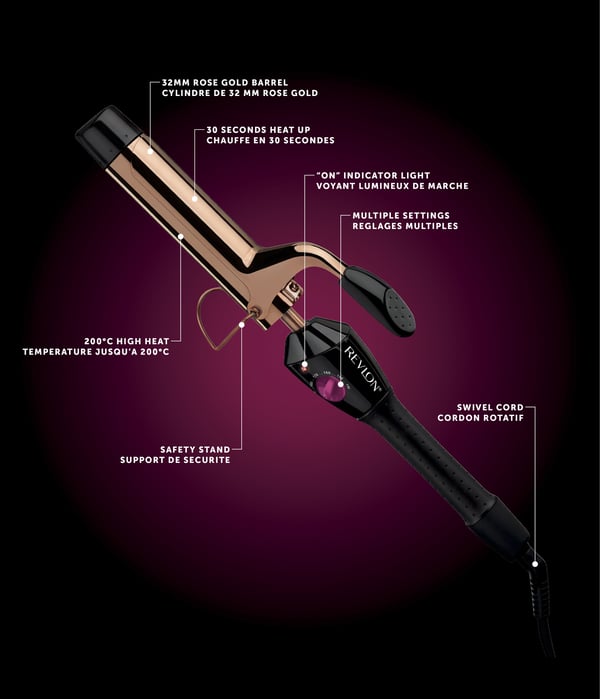 Revlon RVIR1159 locktång Pro Collection långvariga lockar och vågor